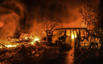 Image of Individuals Directly Affected by the Fire